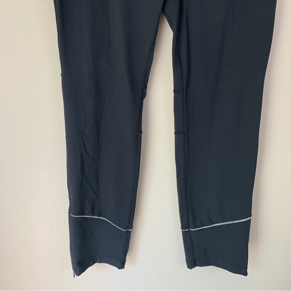Title Nine Legging Pants Nylon Zip Pockets/Ankle Workout Sweat Pants Small - Picture 4 of 7